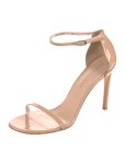 Stuart Weitzman Suede Crystal Embellishments T-Strap Sandals - Black Sandals, Shoes - WSU370049 | The RealReal Suede Crystal... 