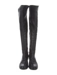 Stuart Weitzman Leather Boots - Black Boots, Shoes - WSU403006 | The RealReal