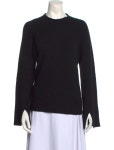 Theory Cashmere Mock Neck Sweater - Black Knitwear, Clothing - WTE317007 | The RealReal Cashmere Mock Neck Sweater