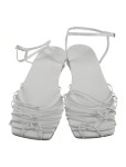 Tibi Leather Slingback Flats - White Flats, Shoes - WTI192013 | The RealReal
