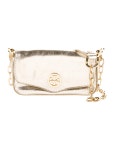 Tory Burch Leather Crossbody Bag - Gold Crossbody Bags, Handbags - WTO520504 | The RealReal Leather Crossbody Bag