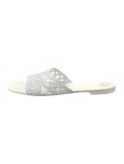 Stuart Weitzman Rubber Slides - Silver Sandals, Shoes - WSU250008 | The RealReal Rubber Slides
