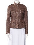 Tory Burch Leather Utility Jacket - Brown Jackets, Clothing - WTO700209 | The RealReal Leather Utility Jacket
