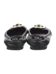 Tory Burch Leather Ballet Flats - Black Flats, Shoes - WTO828010 | The RealReal