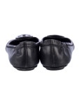 Tory Burch Leather Ballet Flats - Black Flats, Shoes - WTO832004 | The RealReal