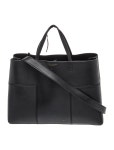 Tory Burch Leather Top Handle Bag - Black Handle Bags, Handbags - WTO837023 | The RealReal