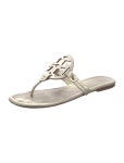Tory Burch Leather Slides - Gold Sandals, Shoes - WTO838029 | The RealReal