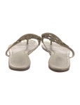 Tory Burch Leather Slides - Gold Sandals, Shoes - WTO838029 | The RealReal