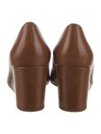 Tory Burch Leather Pumps - Brown Pumps, Shoes - WTO840001 | The RealReal