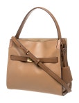 Tory Burch Leather Lee Radziwill Double Bag Large - Neutrals Shoulder Bags, Handbags - WTO846010 | The RealReal