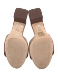 Tory Burch Leather Slides - Brown Sandals, Shoes - WTO849029 | The RealReal