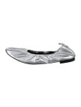 Tory Burch Leather Ballet Flats - Silver Flats, Shoes - WTO853020 | The RealReal