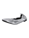 Tory Burch Leather Ballet Flats - Silver Flats, Shoes - WTO853020 | The RealReal
