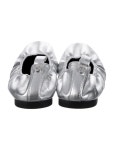 Tory Burch Leather Ballet Flats - Silver Flats, Shoes - WTO853020 | The RealReal