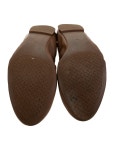 Tory Burch Leather Ballet Flats - Brown Flats, Shoes - WTO855014 | The RealReal