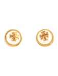 Tory Burch Resin Logo Stud Earrings - Stud, Earrings - WTO858012 | The RealReal