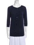 Vince Scoop Neck Sweater - Blue Knitwear, Clothing - WVN130427 | The RealReal Scoop Neck Sweater
