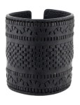 Yves Saint Laurent Rive Gauche Woven Leather Wrap Bracelet - Silver-Tone Metal Wrap, Bracelets - YVE210031 | The RealReal Rive... 