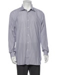 Ermenegildo Zegna Striped Long Sleeve Dress Shirt - Clothing -          ZGN61662 | The RealReal Striped Long Sleeve Dress Shirt