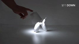 헤이루미 무선 LED 벌룬 퍼피 무드등 인테리어 소품 감성 취침등 간접조명 수유등 밝기조절 집들이 친구 생일 선물