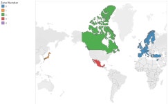 Roaming Zone Map | Tableau Public Roaming Zone Map