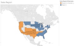 Sales Region | Tableau Public Sales Region