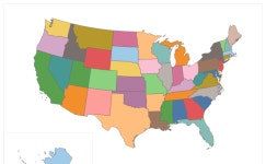 US Map | Tableau Public US Map