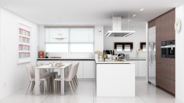 인천광역시 연수구 송도자이하버뷰1단지아파트 54평 모던 인테리어 - 한샘