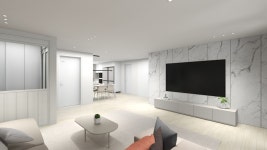 경기도 군포시 솔거(대림)아파트 34평 모던 인테리어 - 한샘