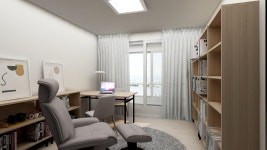 광주광역시 광산구 신창5차호반베르디움 34평 내추럴 인테리어 - 한샘