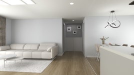 경기도 안성시 쌍용스윗닷홈 34평 모던 인테리어 - 한샘