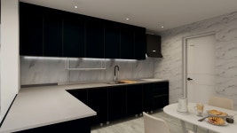 부산광역시 금정구 금정산에스케이뷰아파트 55평 모던 인테리어 - 한샘