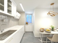 부산광역시 금정구 금정산 쌍용예가 아파트 33평 모던 인테리어 - 한샘