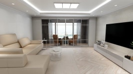 경기도 부천시 소사구 두산아파트, 삼성.두산아파트, 삼성아파트 48평 모던 인테리어 - 한샘