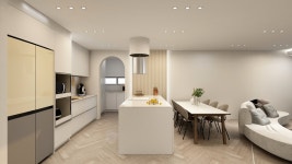 부산광역시 기장군 이진캐스빌블루 1차아파트 44평 모던 인테리어 - 한샘