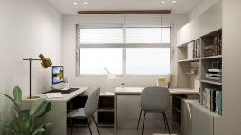 경기도 군포시 솔거(대림)아파트 46평 심플&미니멀 인테리어 - 한샘