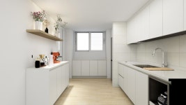 광주광역시 북구 지에스그린자이1차아파트 33평 모던 인테리어 - 한샘