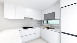 경기도 안양시 동안구 호계2차현대홈타운 32평 모던 인테리어 - 한샘