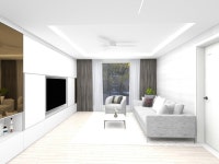 경기도 군포시 래미안 하이어스 34평 모던 인테리어 - 한샘