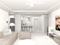 광주광역시 광산구 첨단3-3차 호반리젠시빌 32평 심플&미니멀 인테리어 - 한샘