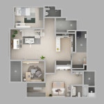 광주광역시 광산구 신창5차호반베르디움 34평 내추럴 인테리어 - 한샘