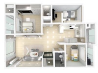 대구광역시 수성구 범어청구 푸른마을 32평 내추럴 인테리어 - 한샘