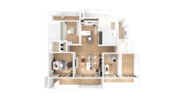 광주광역시 북구 운암산아이파크 52평 내추럴 인테리어 - 한샘