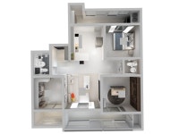 경상북도 경산시 경산 백천신나리아파트 23평 심플&미니멀 인테리어 - 한샘