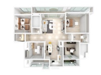 대구광역시 동구 봉무청구새들마을 49평 심플&미니멀 인테리어 - 한샘