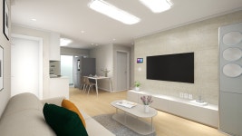 대구광역시 북구 태전3차우방타운 24평 심플&미니멀 인테리어 - 한샘