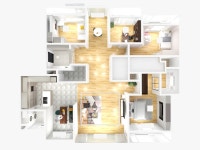 대구광역시 수성구 범어 월드메르디앙 웨스턴 카운티 59평 내추럴 인테리어 - 한샘