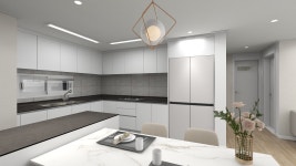 대구광역시 달서구 진천역 화성파크 리젠시 2단지 33평 심플&미니멀 인테리어 - 한샘