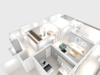 광주광역시 서구 꽃담마을 e-편한세상 46평 심플&미니멀 인테리어 - 한샘