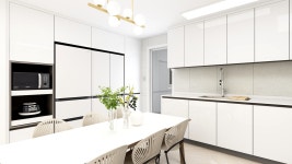 경상북도 구미시 현진에버빌엠파이어아파트 48평 심플&미니멀 인테리어 - 한샘